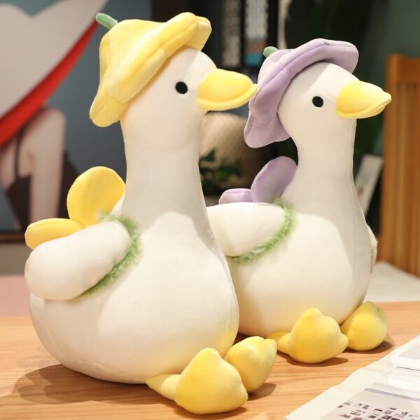 Flower Duck Plush – Adorable & Soft 30cm Toy - Image 3