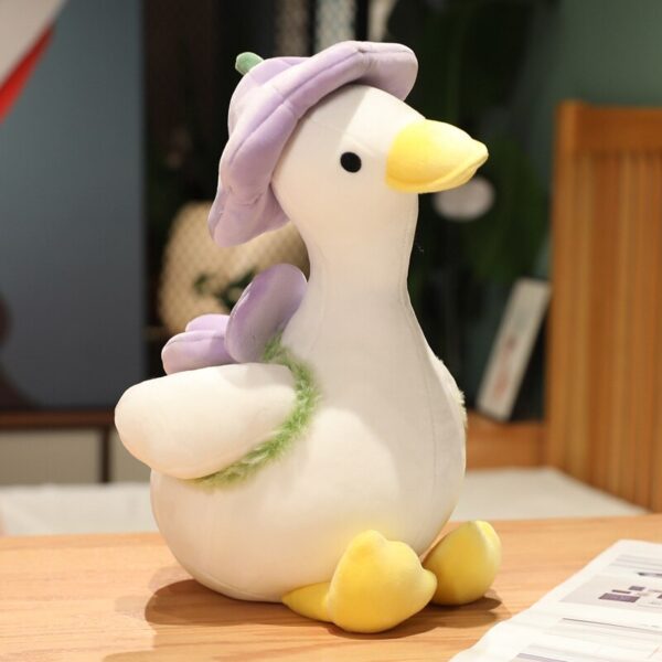 Flower Duck Plush – Adorable & Soft 30cm Toy - Image 7